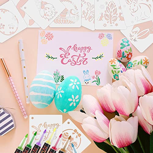 Augshy 56 Pack Easter Stencils, Christian Reusable for Painting Crafts - style: Easter