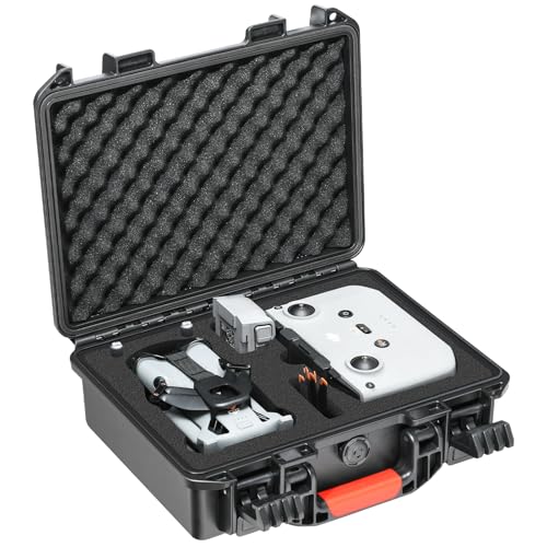Hard Case for DJI Mini 5 Pro - Waterproof Storage Box with Custom Foam for DJI Mini 5 Pro | RC-N3, Portable Carrying Case for Charger Cables | Propellers | Battery & Accessories (Case Only) - color: for RC-N3