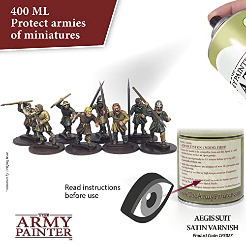 The Army Painter, Colour Primer Aegis-Suit Satin Varnish, 400 ml - color: Satin Varnish