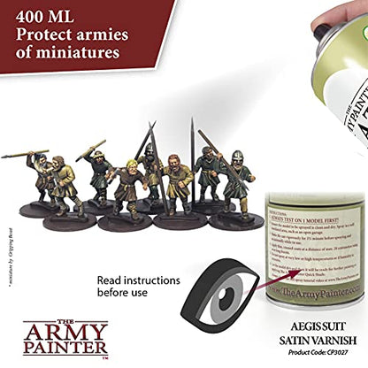 The Army Painter, Colour Primer Aegis-Suit Satin Varnish, 400 ml - color: Satin Varnish