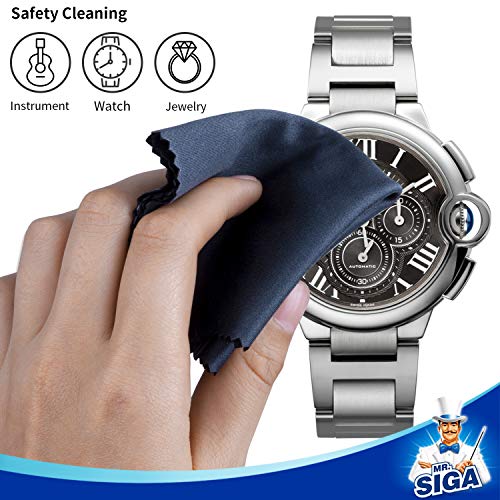 MR.SIGA Microfiber Glasses Cleaning Cloth, Spectacle Cleaner Cloth, 6 Pack - size: 6 Pack-6 X 7 inch