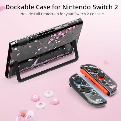 BRHE Cute Travel Carrying Case for Nintendo Switch 2 (2025) - size: Switch 2