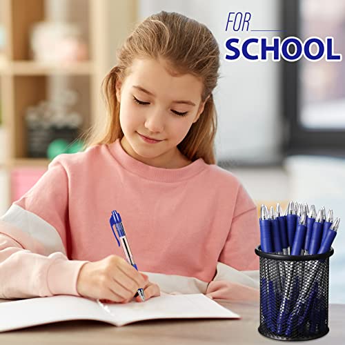 Fainne 200 Pack 1.0 mm Retractable Ballpoint Pen Bulk, Blue Ink - color: Blue Ink