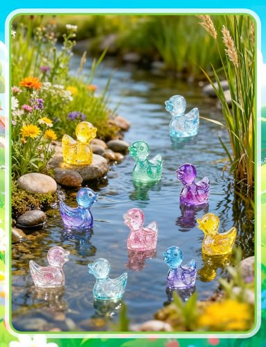 Mini Cute Duck Figurines Silicone Mold - color: 1 Pc Duck White