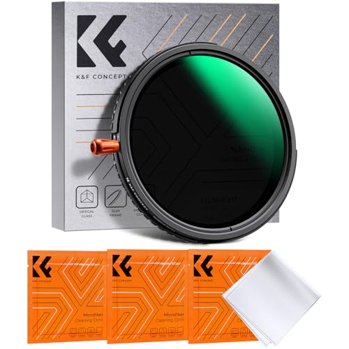 K&F CONCEPT 58mm Black Diffusion 1/4 & Variable ND2-32 & Polarizing-in 1 - size: 58mm