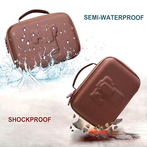 Small Camera Case Bag for Canon EOS Rebel T7/R50//R100 DSLR Camera Brown - color: Brown, size: Small