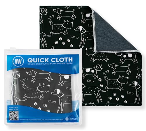 Microfiber Wholesale Quick Cloth Glasses Cleaning Cloths – 8x8 Dogs 1 Pack - color: Dogs, size: 8"x8"