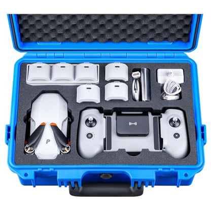 Lykus Titan AM100 Waterproof Hard Case for Potensic Atom 2/3-Axis/SE/LT - color: Blue