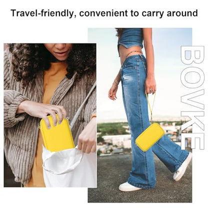 BOVKE Case for Roku Voice Remote/Roku Voice Remote Pro 2nd Ed, Yellow - color: Yellow