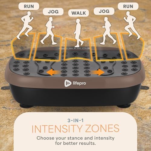 Lifepro HexaPlate Lite Compact Vibration Plate with Magnetic Acupoints - color: Bronze