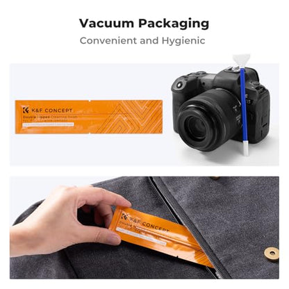 K&F CONCEPT 24mm Full-Frame Sensors Cleaning Swabs,with 5 Pack Swabs