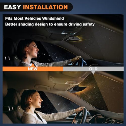 Nilight 32LED Amber Emergency Dash Strobe Lights w/Controller Suction Cups - color: Amber