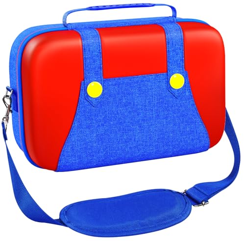 ivoler Carrying Storage for Nintendo Switch 2 2025 All in One Case Red+Blue - color: Blue+Red, size: 7.9''