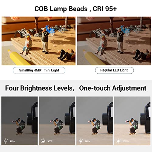 SmallRig 3 Pack RM01 Mini LED Video Lighting Kit, Lume Cube Camera Light - size: 3 Pack