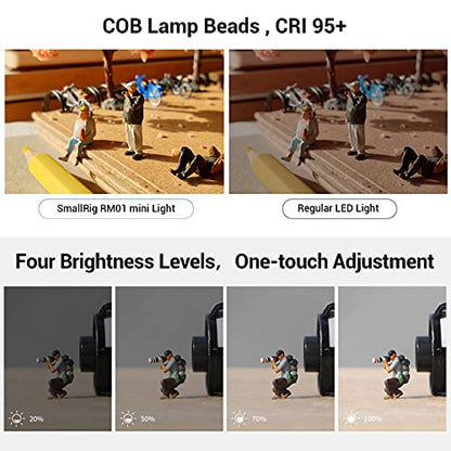 SmallRig 3 Pack RM01 Mini LED Video Lighting Kit, Lume Cube Camera Light - size: 3 Pack