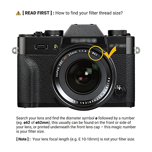 JJC 62mm ND Filter ND2-2000 VND Variable Neutral Density Adjustable Fader - size: 62mm