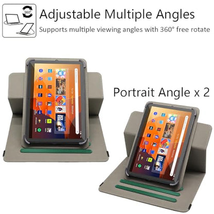 Universal 10 10.1 11 Inch Android Tablet Case Cover for 9.6-11 Inch Tablet - color: Emerald Green