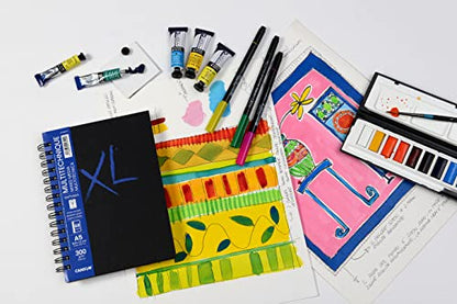 CANSON XL Textured Mixed Media 300gsm A5 Paper Pad 34 Sheets - style: A5 300GSM 34 SHEETS
