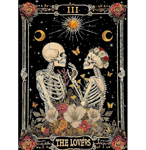 Skull Diamond Art Kits for Adults Funny Diamond Painting Kit for Beginner - color: DP03270