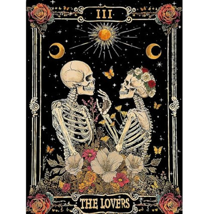 Skull Diamond Art Kits for Adults Funny Diamond Painting Kit for Beginner - color: DP03270