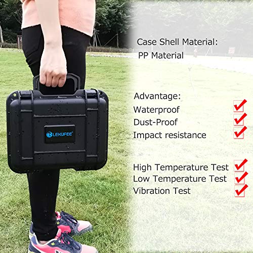 Lekufee Portable Waterproof Hard Case for DJI Mavic Mini & SE Accessories (Case Only, Not for Mini 4k/2/3/4)