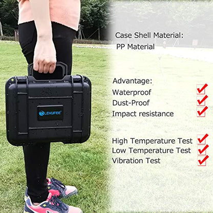 Lekufee Portable Waterproof Hard Case for DJI Mavic Mini & SE Accessories (Case Only, Not for Mini 4k/2/3/4)