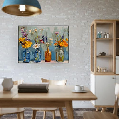 Paintcolor Flowers Paint by Numbers for Adults Beginners - color: daisy