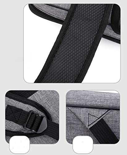 A3 Art Portfolio Carry Case Bag Drawboard Storage Portable Shoulder Tote - color: Grey