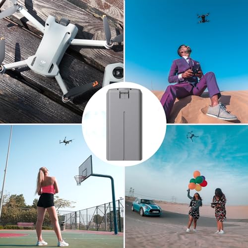 Mini 4K/2 Battery Charging Hub and 2 Pack 2400mAh Intelligent Flight Battery, Compatible With DJI Mini 4K/2/SE, 31mins Max Flight