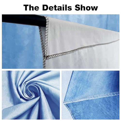 Light Blue Photo Backdrop Abstract Texture Photography Background 5x7ft - color: Light blue, size: 5x7ft