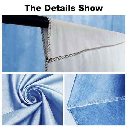 Light Blue Photo Backdrop Abstract Texture Photography Background 6x9ft - color: Light blue, size: 6x9ft