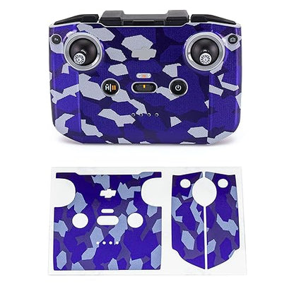 WRAPGRADE Skin Stickers Compatible with DJI RC-N2 (Stratosphere Blue DOT CAMO) - color: STRATOSPHERE BLUE DOT CAMO