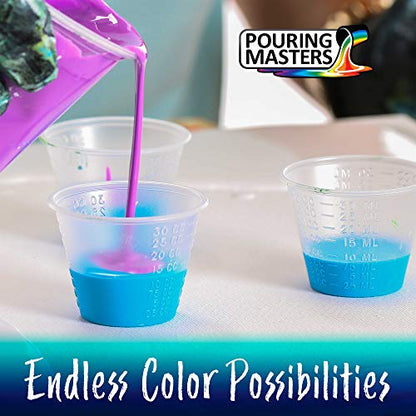 Pouring Masters 8 Color Ready-to-Pour Acrylic Pouring Paint Set - size: 8 Count (Pack of 1)