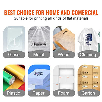 VEVOR Screen Printing Machine 1 Color 1 Station Silk Screen Printing Press - color: White