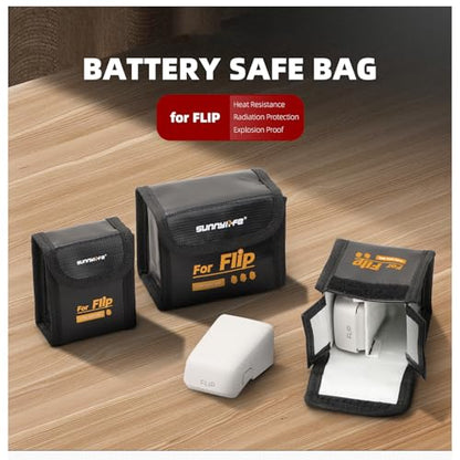 Lipo Storage Case for DJI Flip Battery Accessories-for 2 Batteries - size: Medium (for 2pcs batteries)