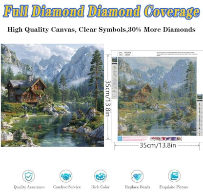 Dugsmgd Beautiful Landscape Diamond Art Kits for Adults,14x14 inch - color: Landscape