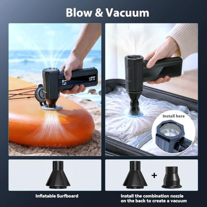 Rechargeable Compressed Air Duster, 110000RPM Electric Air Duster - size: 110,000 RPM