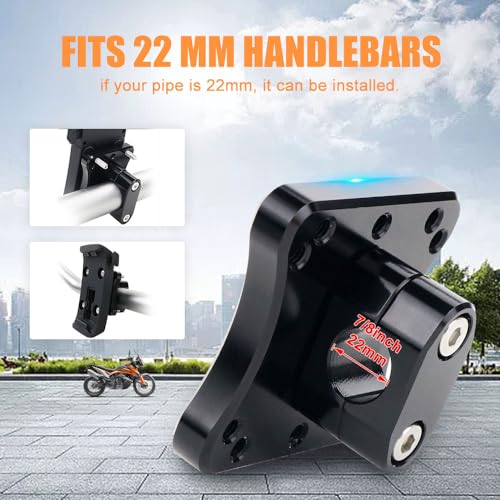 xitomer GPS Mount GPS Bracket Fit for Grom MSX125 2013-2021 22mm Bar Fit - size: 22MM