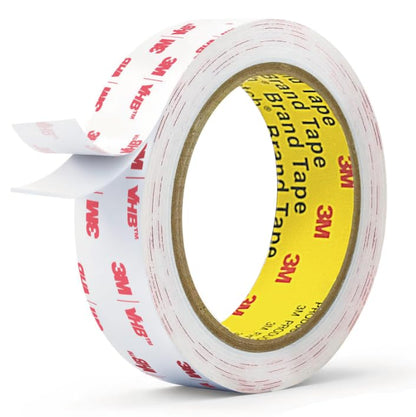 3M Double Sided Tape,1in X 9.85ft Heavy Duty Removable Mounting Tape - size: 1in X 9.85ft