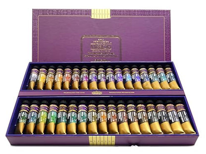 Mijello Mission Tourmaline Two-tone Granulation Watercolors 15ml x 34 Colors