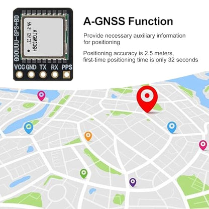 ATGM336H Dual-Mode Module GPS+BDS Flight Control Satellite Positioning Navigator Replacement for NEO-M8N NEO-6M - color: 1pcs