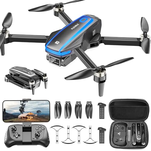 Drones with Camera for Adults 4K, Beginner RC Drone with Anti-Lost Alarm