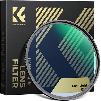 K&F CONCEPT 77mm 1/4 Blue Mist Diffusion Filter - size: 77mm