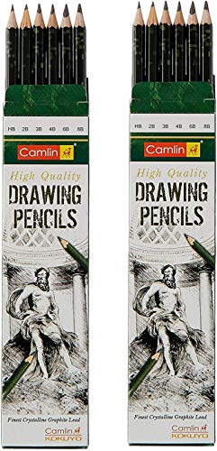 Camlin Kokuyo Drawing Pencil-Pack Of 6|Set Of 2 Pack,Blue