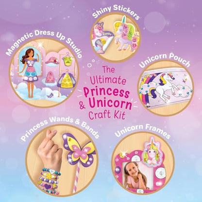 Imagimake Unicorn Craft Kit, 20 Mess-Free Creative Activities for Girls - style: Unicorn Craft Kit