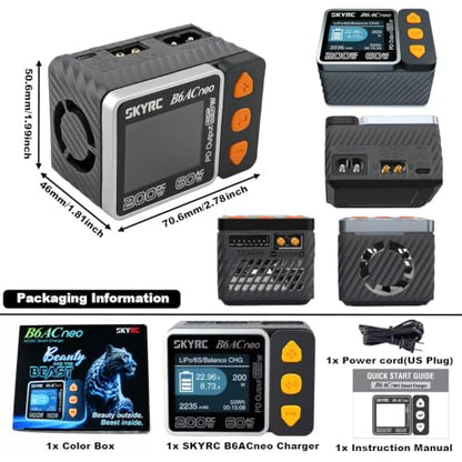 SKYRC B6AC Neo Balance Charger 200W DC / 60W AC