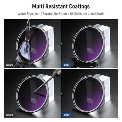 NEEWER 55mm ND2-400 (1-9 Stops) Variable ND Filter with Lens Cap - size: 55mm, style: ND2-ND400