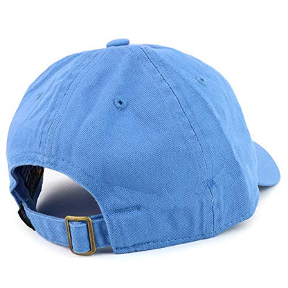 Trendy Apparel Shop Youth Drone Pilot Adjustable Soft Crown Baseball Cap - color: Sky