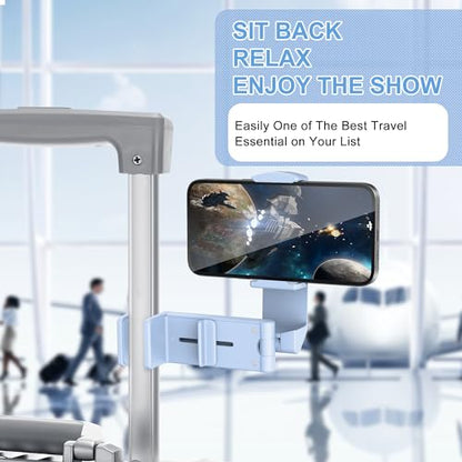 Perilogics Airplane Phone Holder Mount, Plane Travel Essentials (Blue) - color: Blue