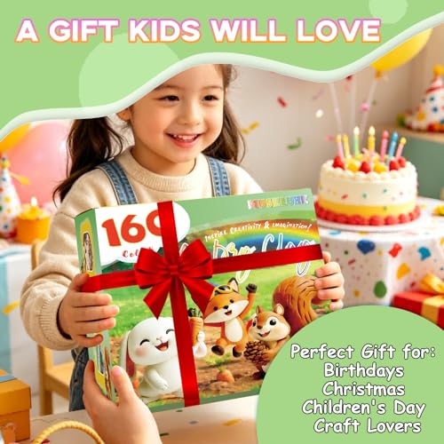 MuseLuxe 160 Colors Air Dry Clay Kit with Sculpting Tools - color: 160 Colors